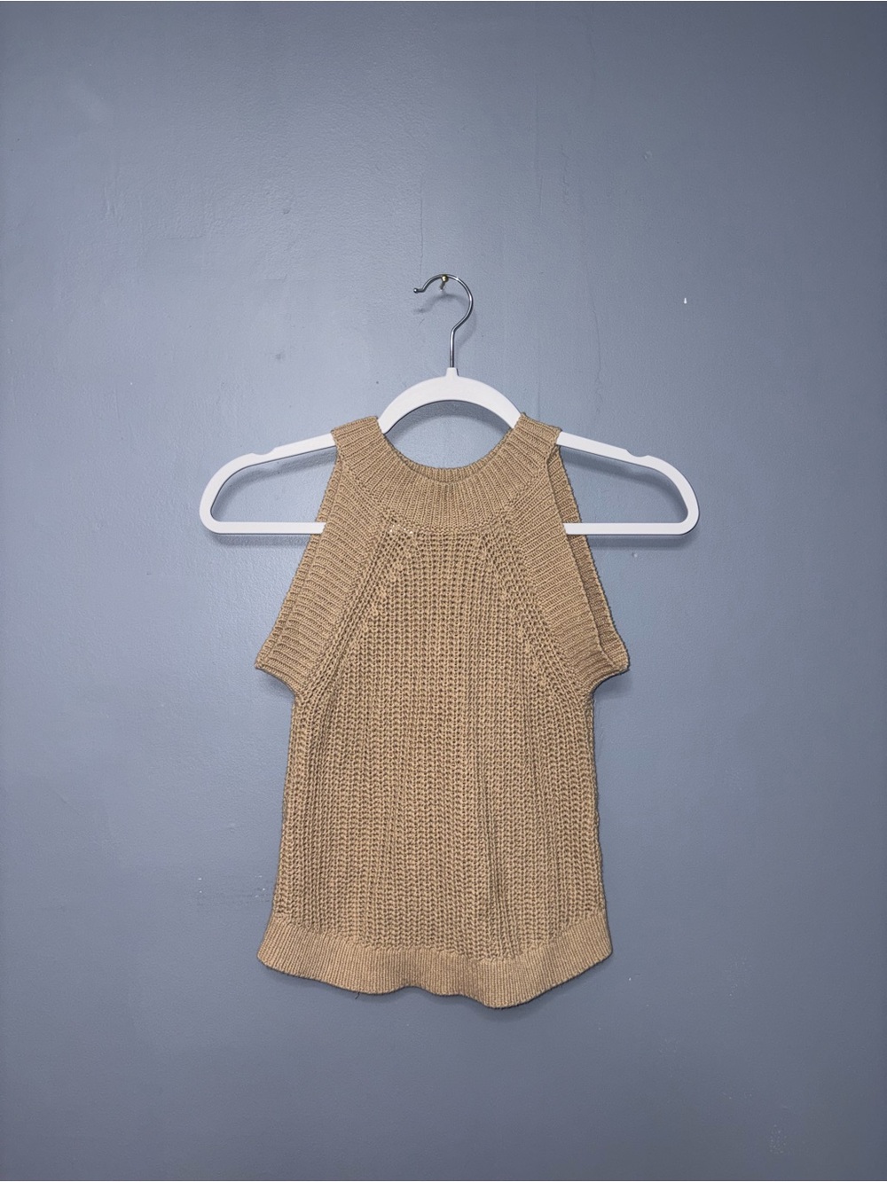 Active USA • Beige Knit Tank